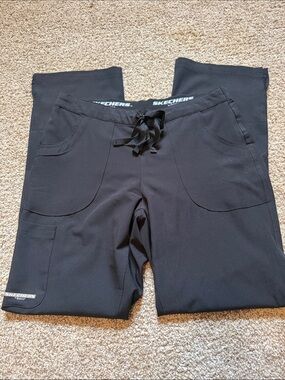 Skechers black scrub pants
